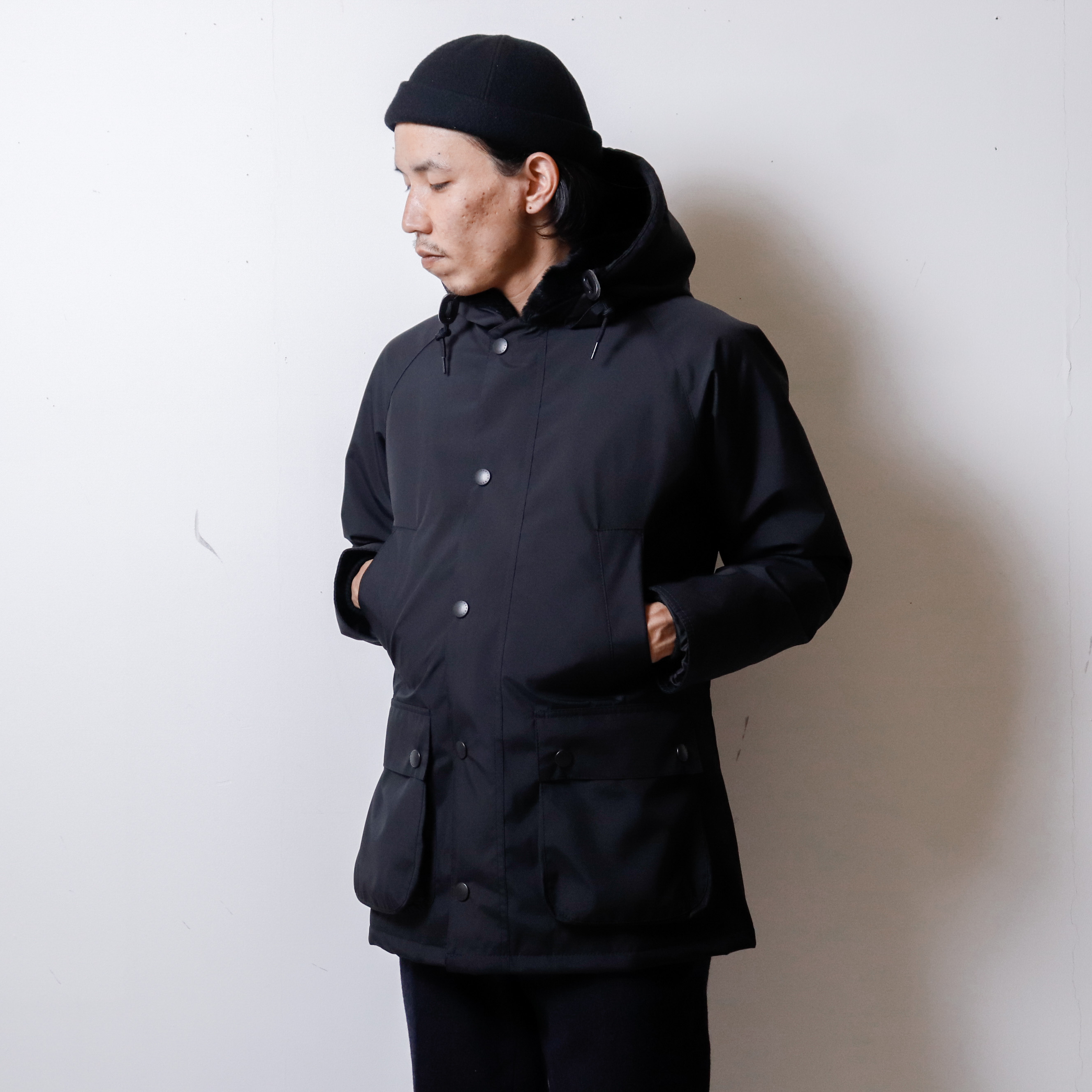 Barbour(バブアー) peace様専用HOODED BEDALE SL ブラック 38 