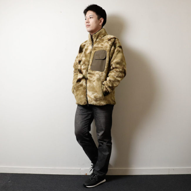 MEN'S】Barbour/バブアー MOOR TIE DYE FLEECE JACKET 紹介