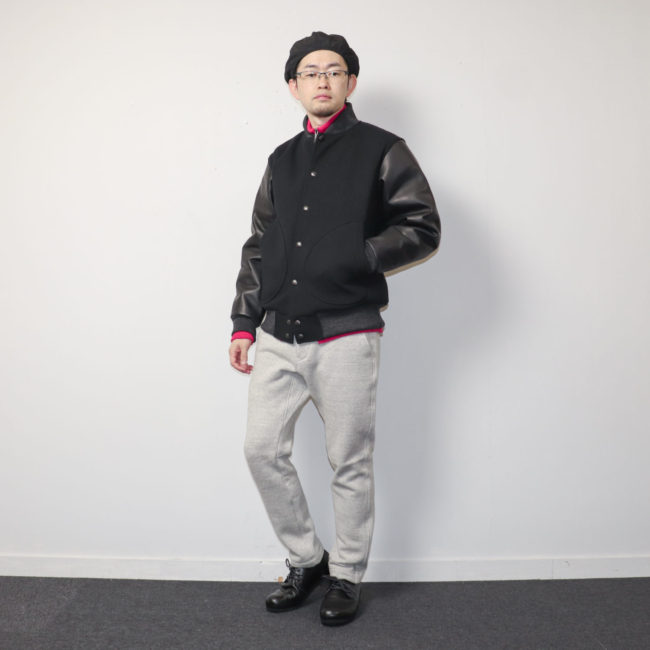 美品　Jackman メルトンスタジアムジャンパー NEW PICK UP vol,4】プレミアムメルトンスタジアムジャンパー