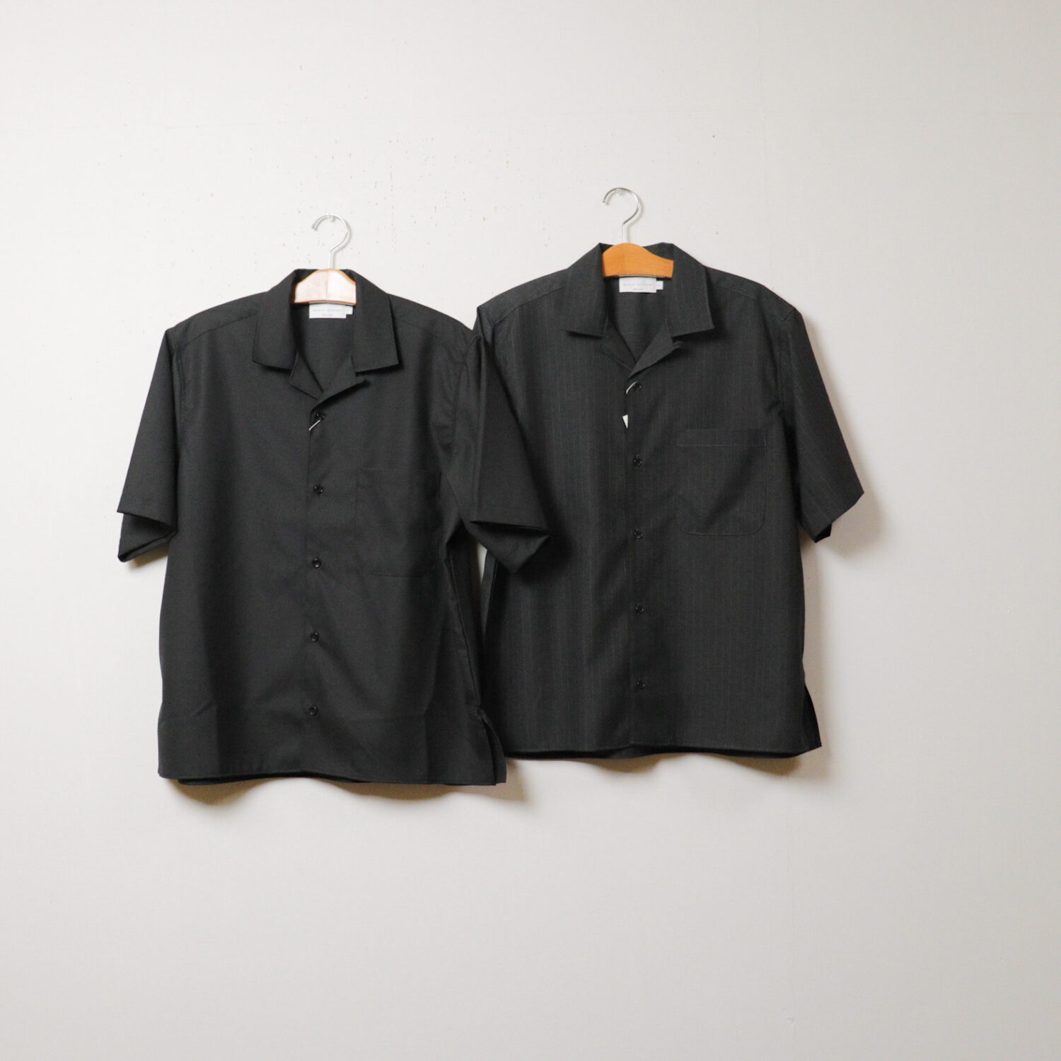 シワ防止の洒落シャツ！【MEN'S】MANUAL ALPHABET[マニュアル